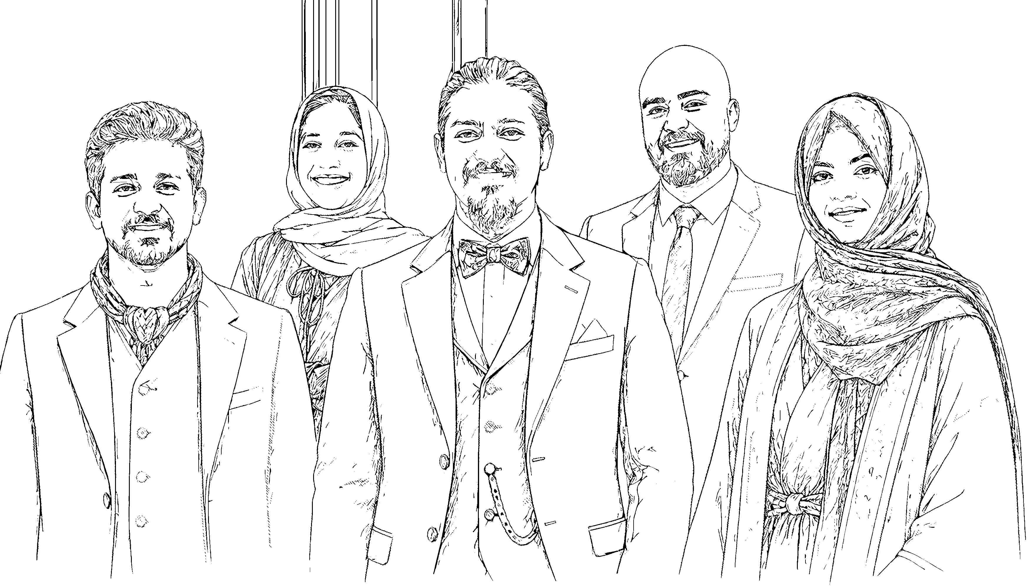 Larkish architectural lighting design consultancy — team working on lighting concepts in our Dubai and Kerala studios