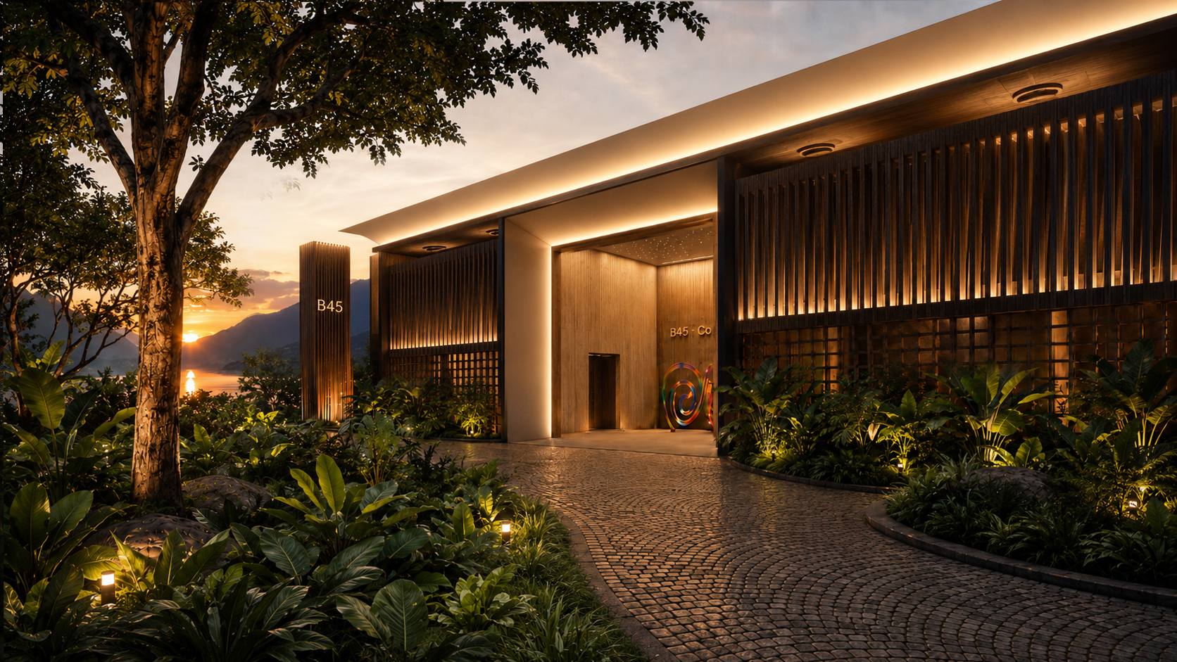 B45 Collective — hospitality lighting design in India by Larkish