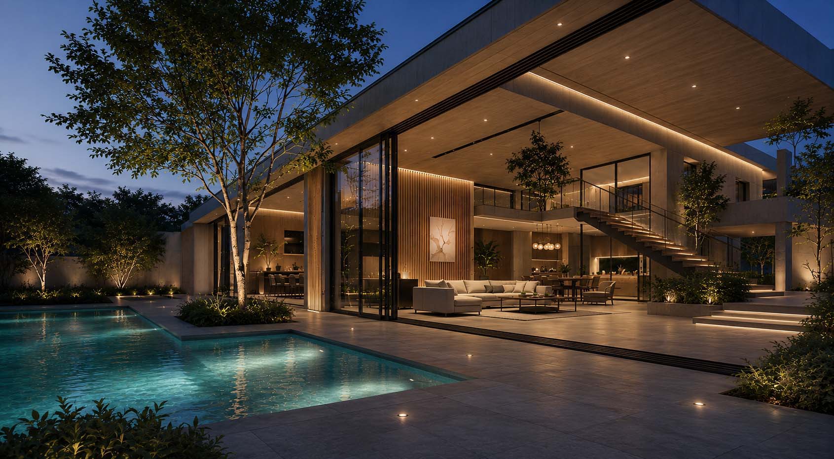 Fluidity in Lighting: A Larkish Design Principle — architectural lighting design insights by Larkish