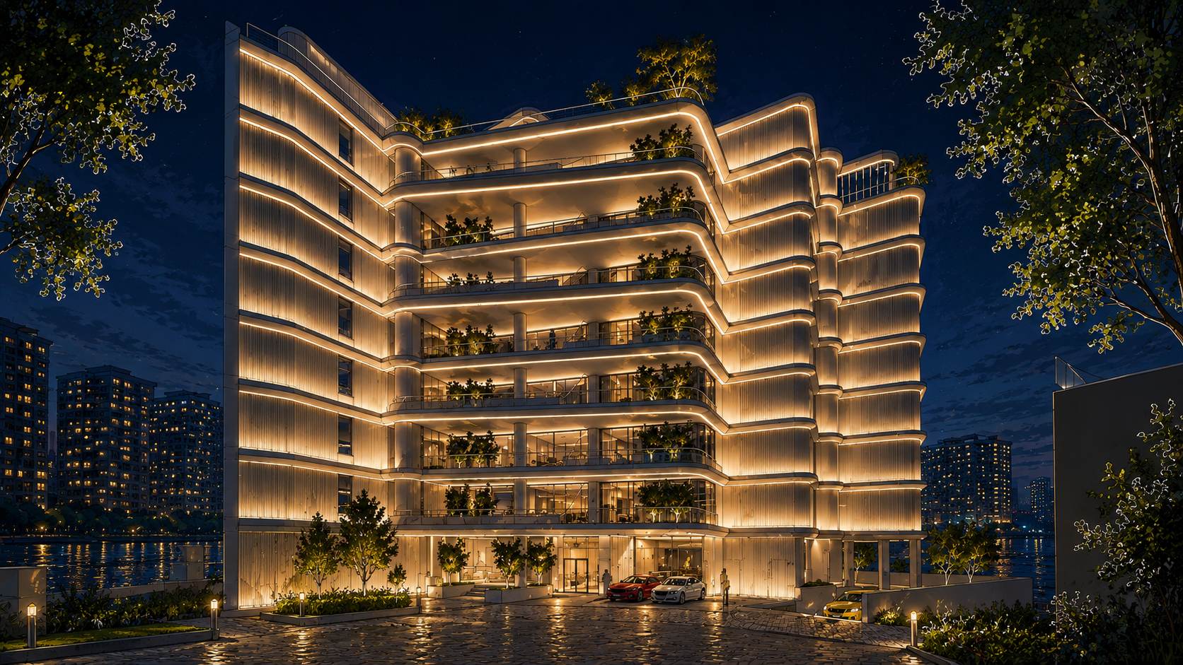 Mahra Court Cultural Village lighting design gallery image 2